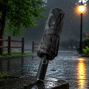 16 Stick 6/5 Ribs Premium Umbrella - Black