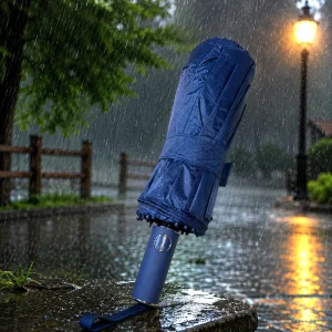 16 Stick 6/5 Ribs Premium Umbrella - Blue