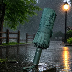 16 Stick 6/5 Ribs Premium Umbrella - Green
